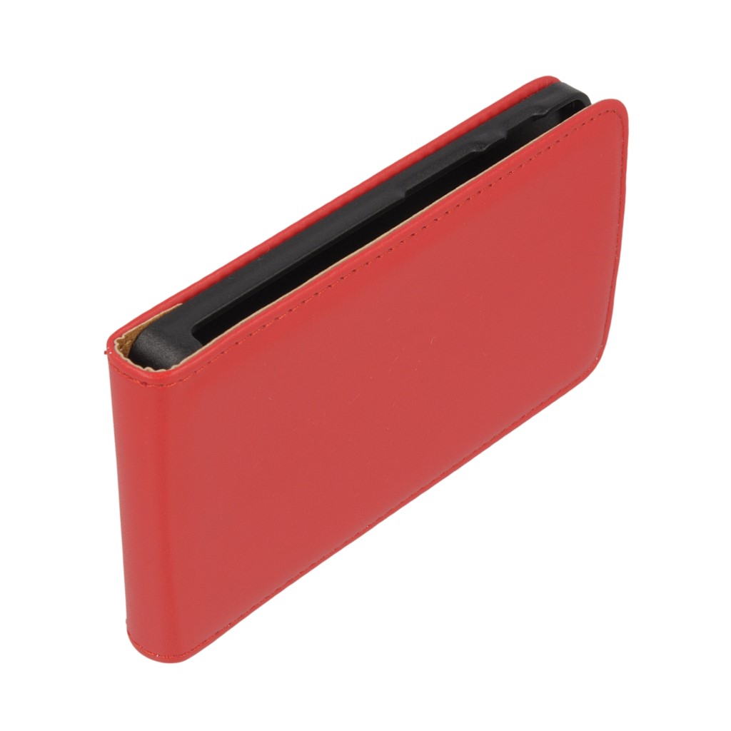 Pokrowiec z klapk na magnes Prestige Slim czerwony LG Swift L9 II / 8