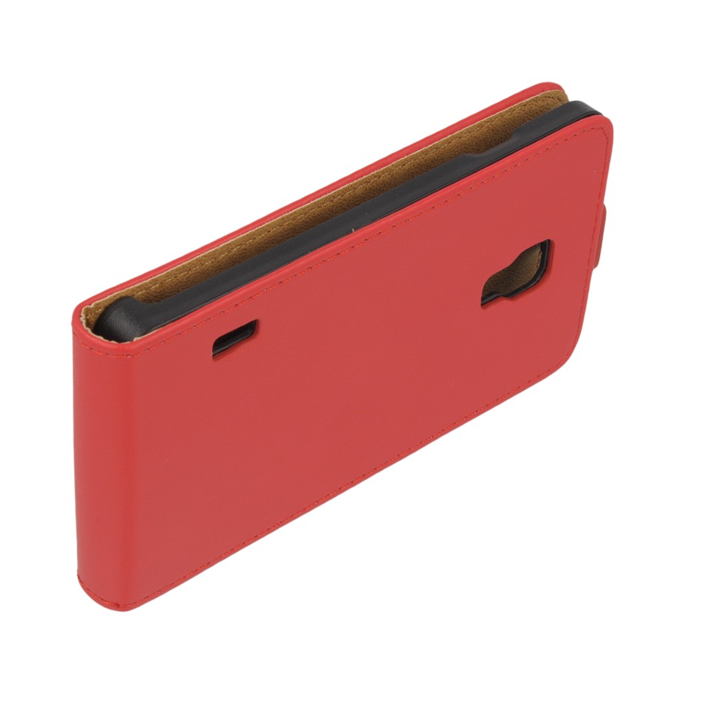 Pokrowiec z klapk na magnes Prestige Slim czerwony LG Swift L7 II / 7