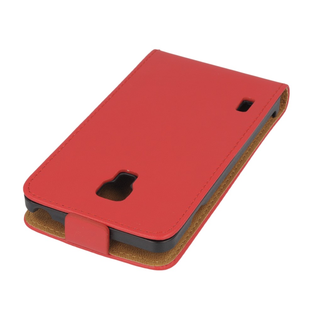 Pokrowiec z klapk na magnes Prestige Slim czerwony LG Swift L3II Dual / 6