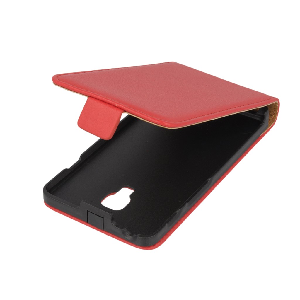 Pokrowiec z klapk na magnes Prestige Slim czerwony LG Swift L3II Dual / 2