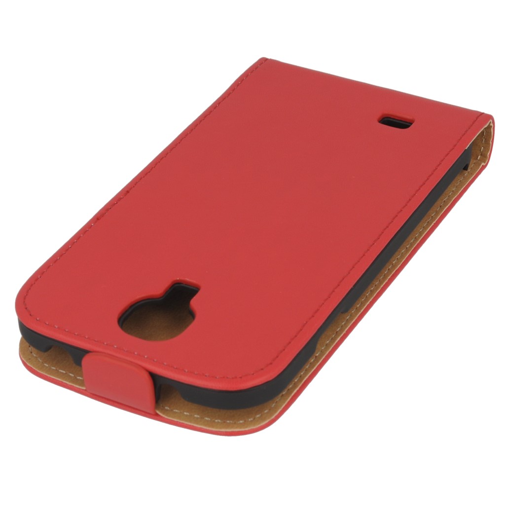 Pokrowiec z klapk na magnes Prestige Slim czerwony SAMSUNG GT-S7582 Galaxy S Duos 2 / 4