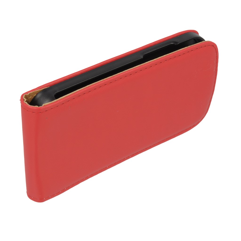Pokrowiec z klapk na magnes Prestige Slim czerwony SAMSUNG GT-S7275 Galaxy Ace 3 LTE / 3