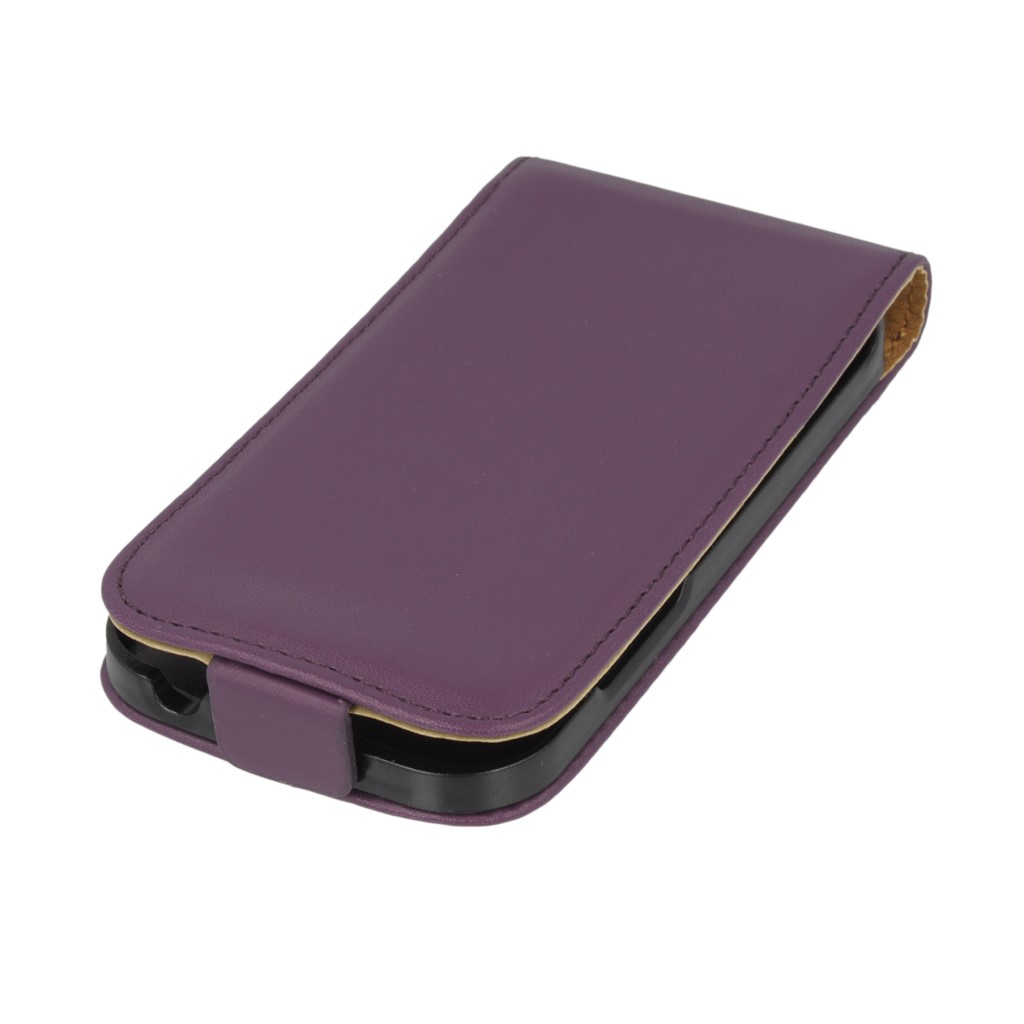 Pokrowiec z klapk na magnes Prestige Slim fioletowy SAMSUNG GT-S7275 Galaxy Ace 3 LTE / 5
