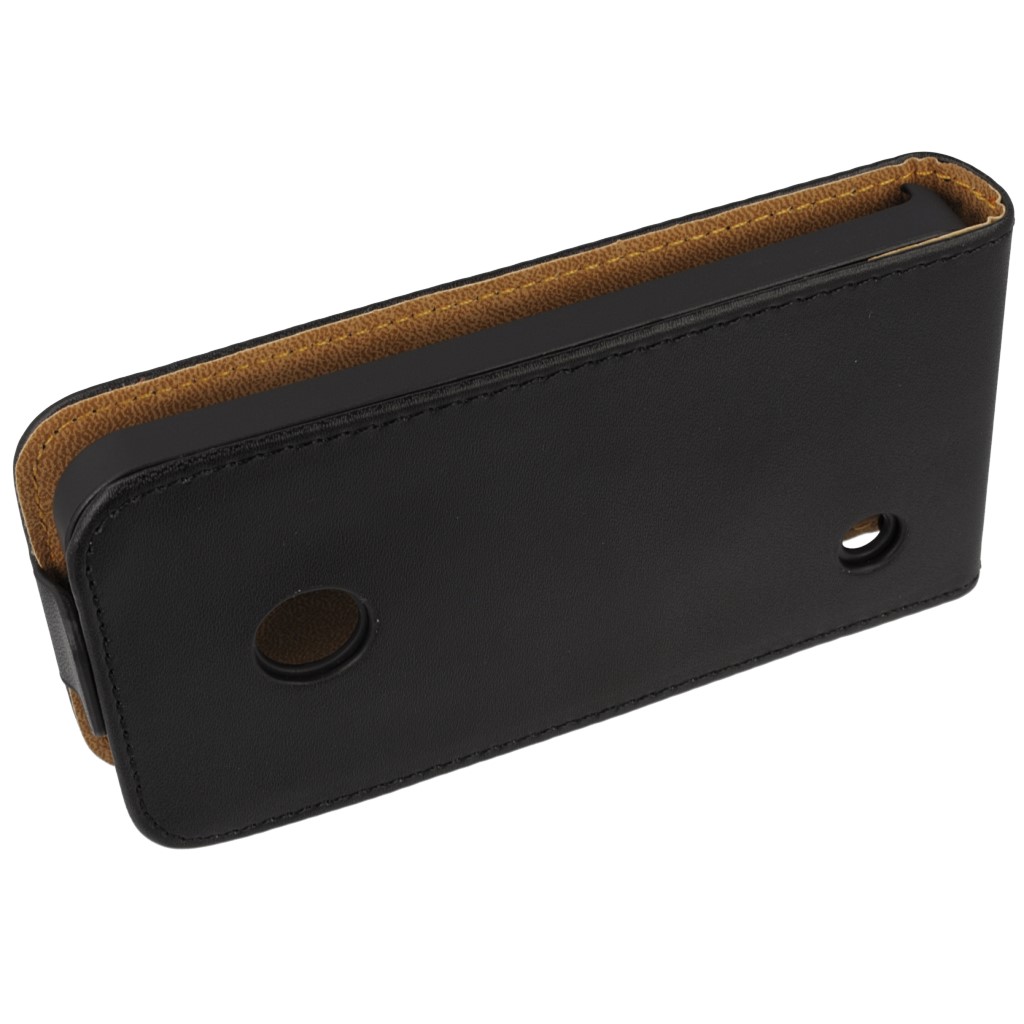 Pokrowiec z klapk na magnes Prestige Slim czarny NOKIA Lumia 530 / 9