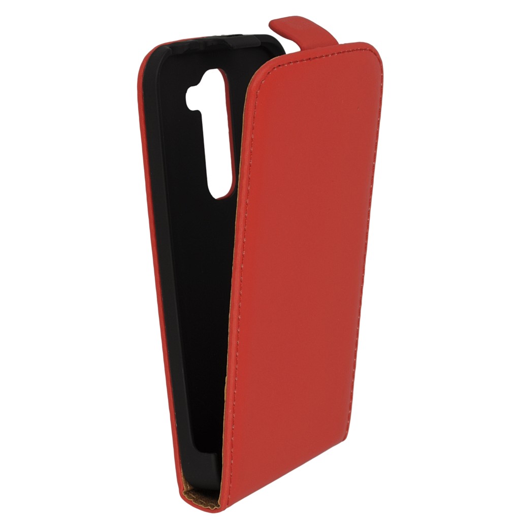 Pokrowiec z klapk na magnes Prestige Slim czerwony LG G2 Mini / 2
