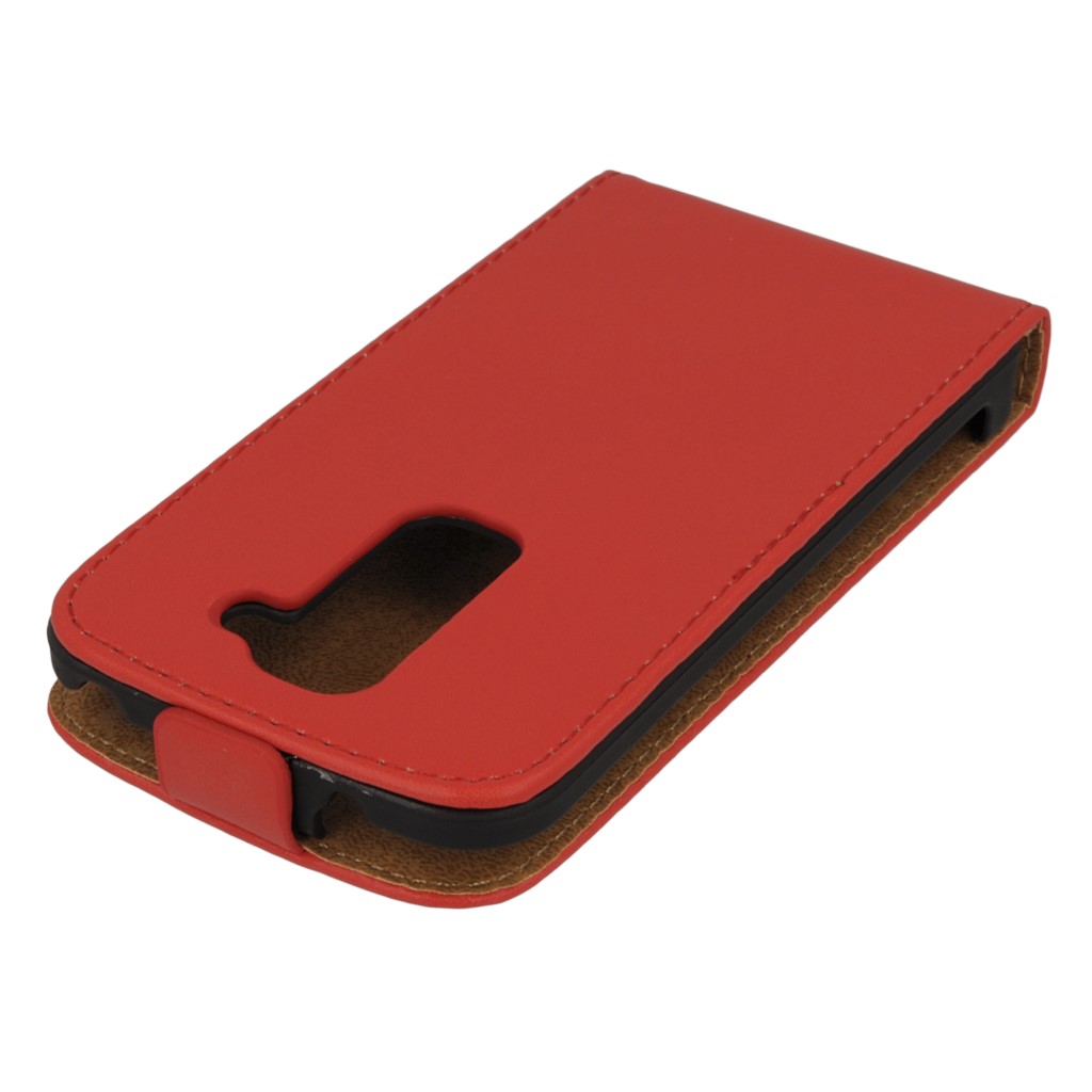 Pokrowiec z klapk na magnes Prestige Slim czerwony LG G2 Mini / 4