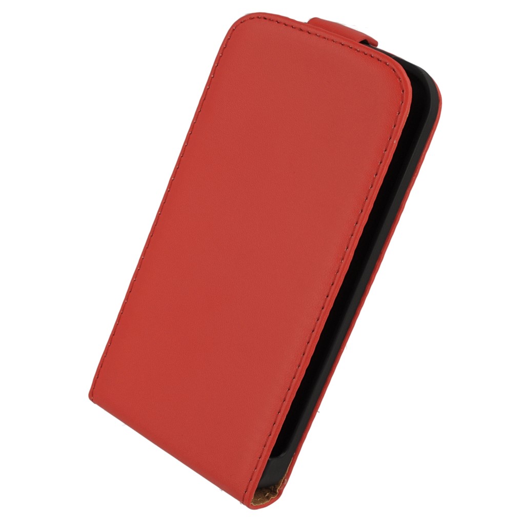 Pokrowiec z klapk na magnes Prestige Slim czerwony LG G2 Mini / 8
