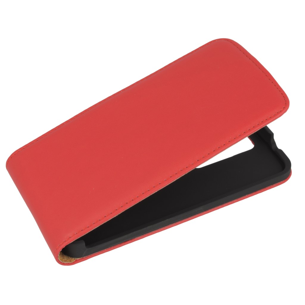Pokrowiec z klapk na magnes Prestige Slim czerwony LG L90 / 2