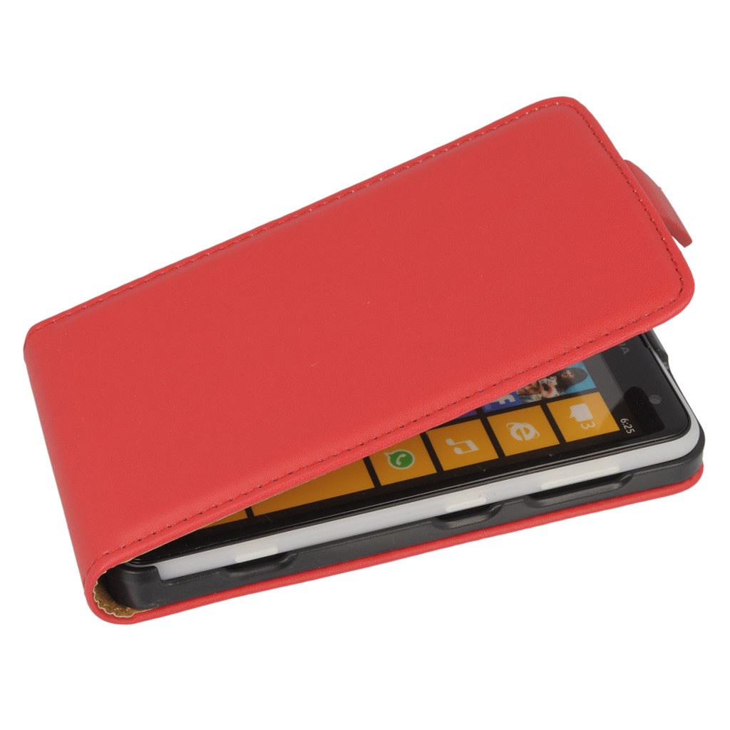 Pokrowiec z klapk na magnes Prestige Slim czerwony NOKIA Lumia 625 / 2