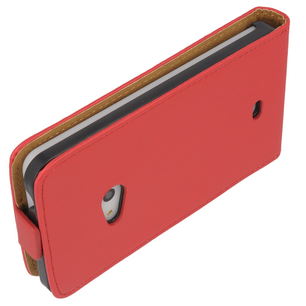 Pokrowiec z klapk na magnes Prestige Slim czerwony NOKIA Lumia 625 / 8