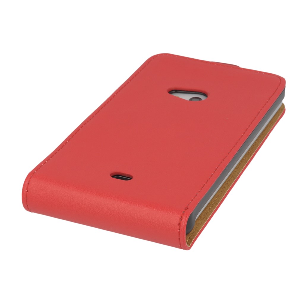 Pokrowiec z klapk na magnes Prestige Slim czerwony NOKIA Lumia 625 / 6