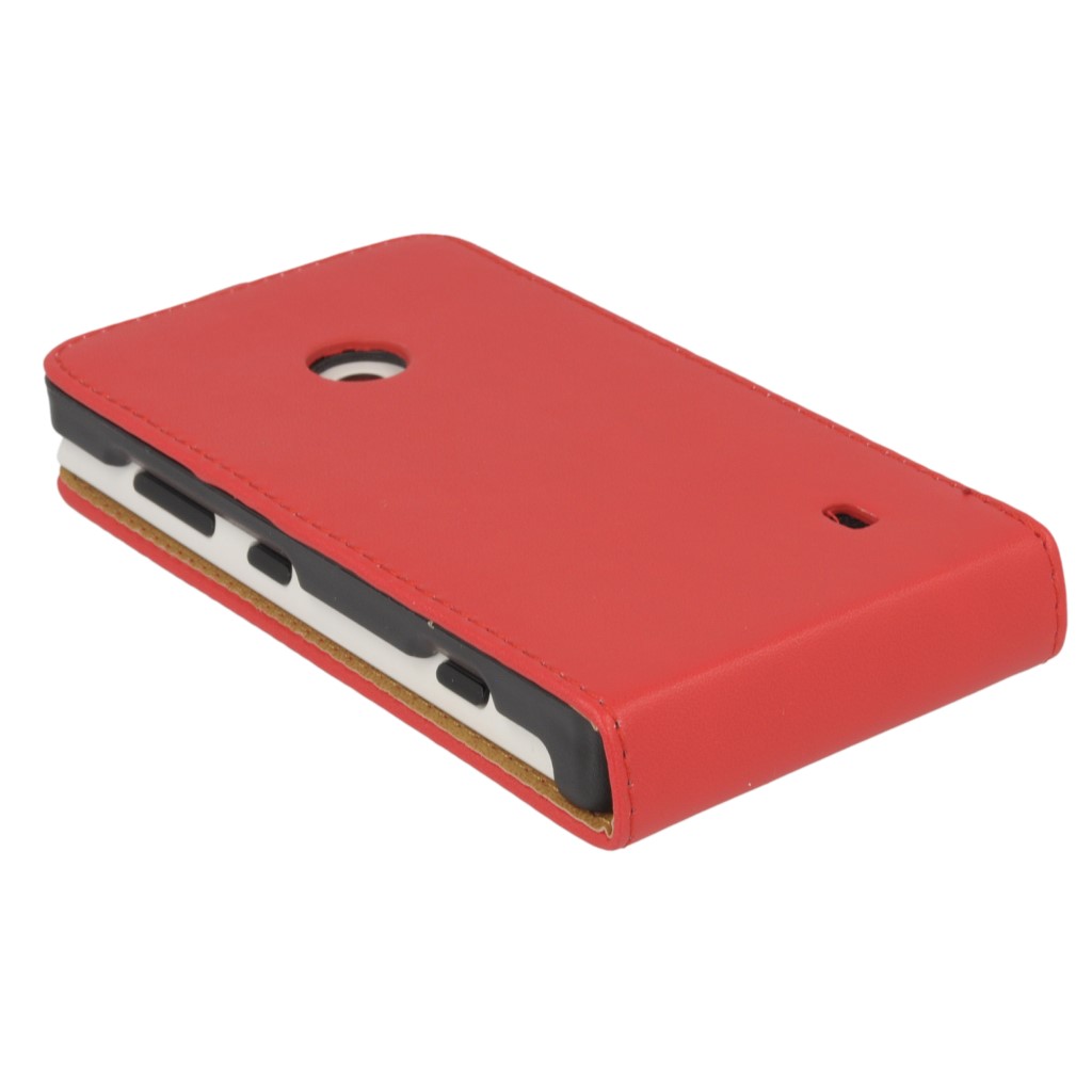Pokrowiec z klapk na magnes Prestige Slim czerwony NOKIA Lumia 520 / 6