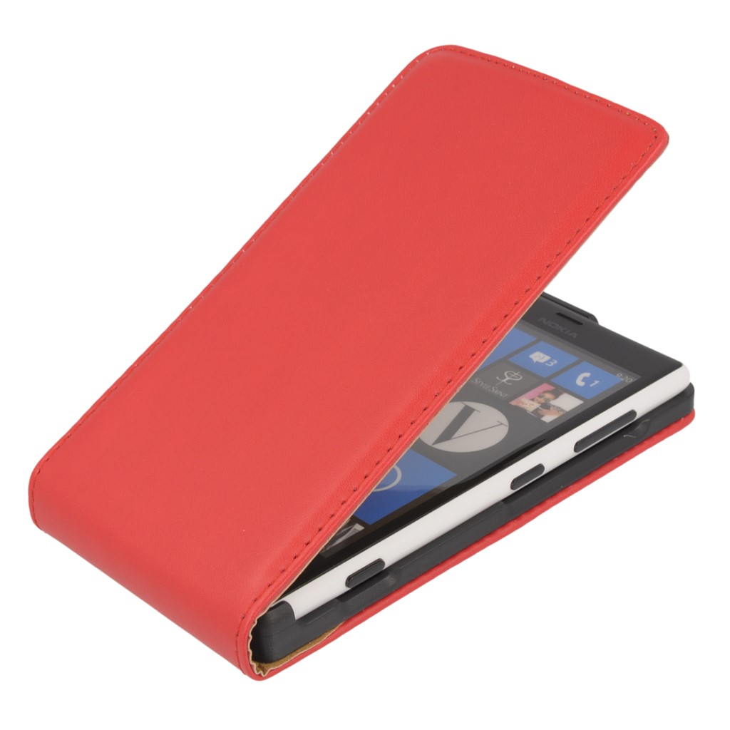 Pokrowiec z klapk na magnes Prestige Slim czerwony NOKIA Lumia 720 / 2