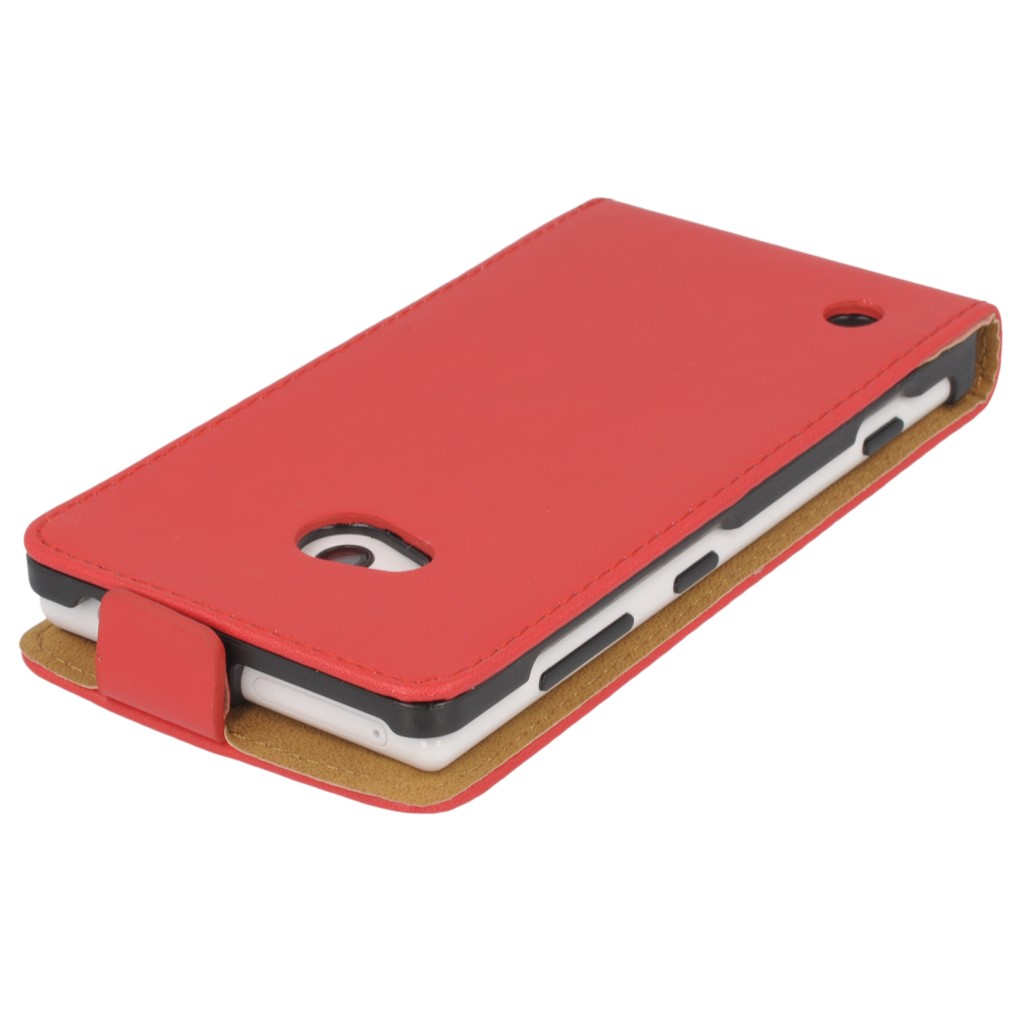Pokrowiec z klapk na magnes Prestige Slim czerwony NOKIA Lumia 720 / 8