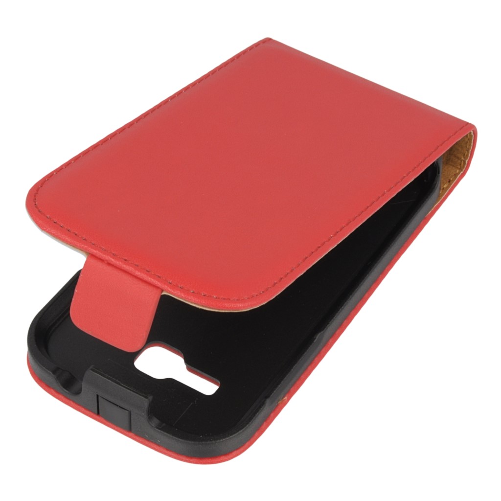 Pokrowiec z klapk na magnes Prestige Slim czerwony SAMSUNG Galaxy  Trend  Lite