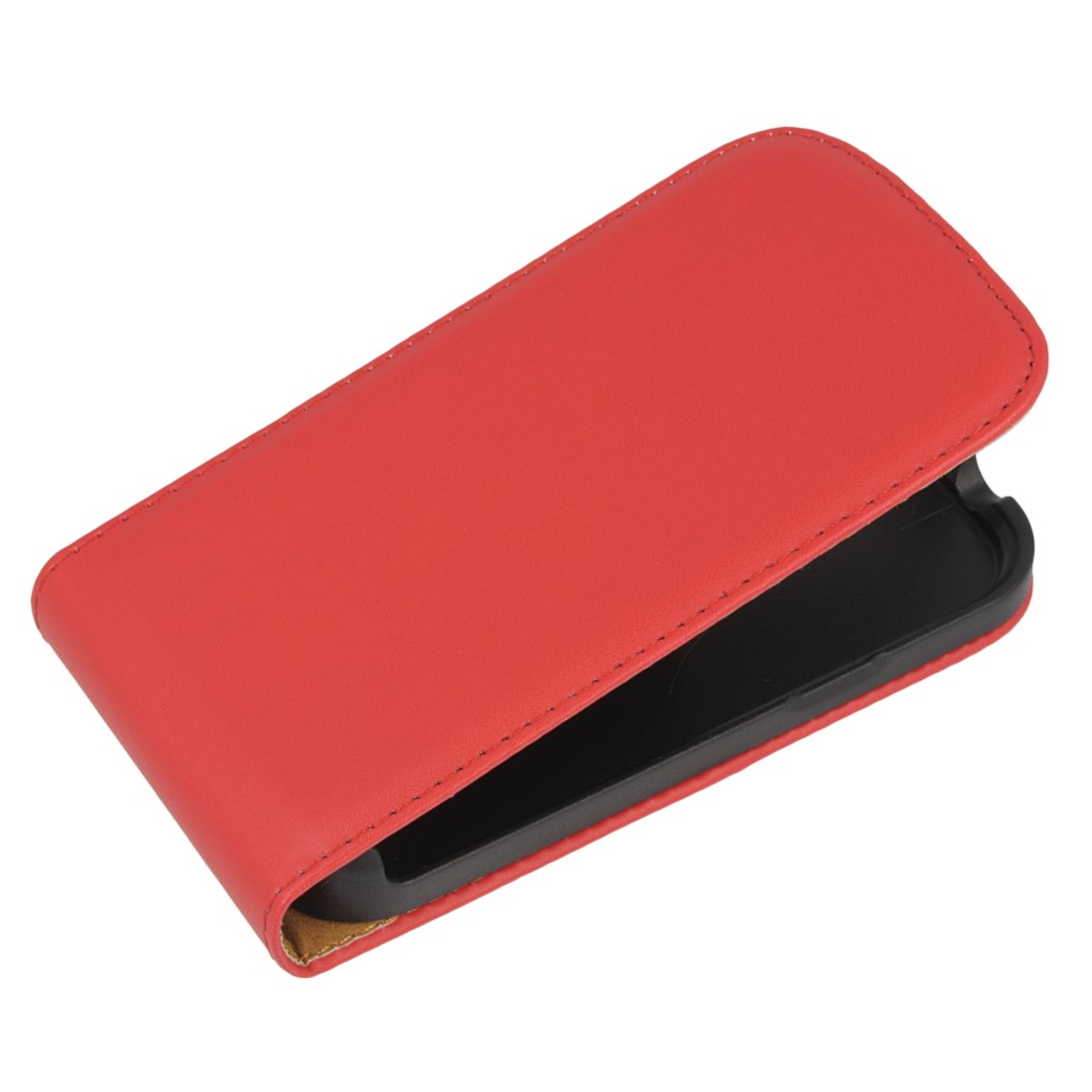 Pokrowiec z klapk na magnes Prestige Slim czerwony SAMSUNG Galaxy  Trend  Lite / 2