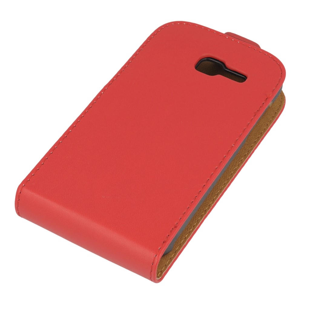 Pokrowiec z klapk na magnes Prestige Slim czerwony SAMSUNG Galaxy  Trend  Lite / 3