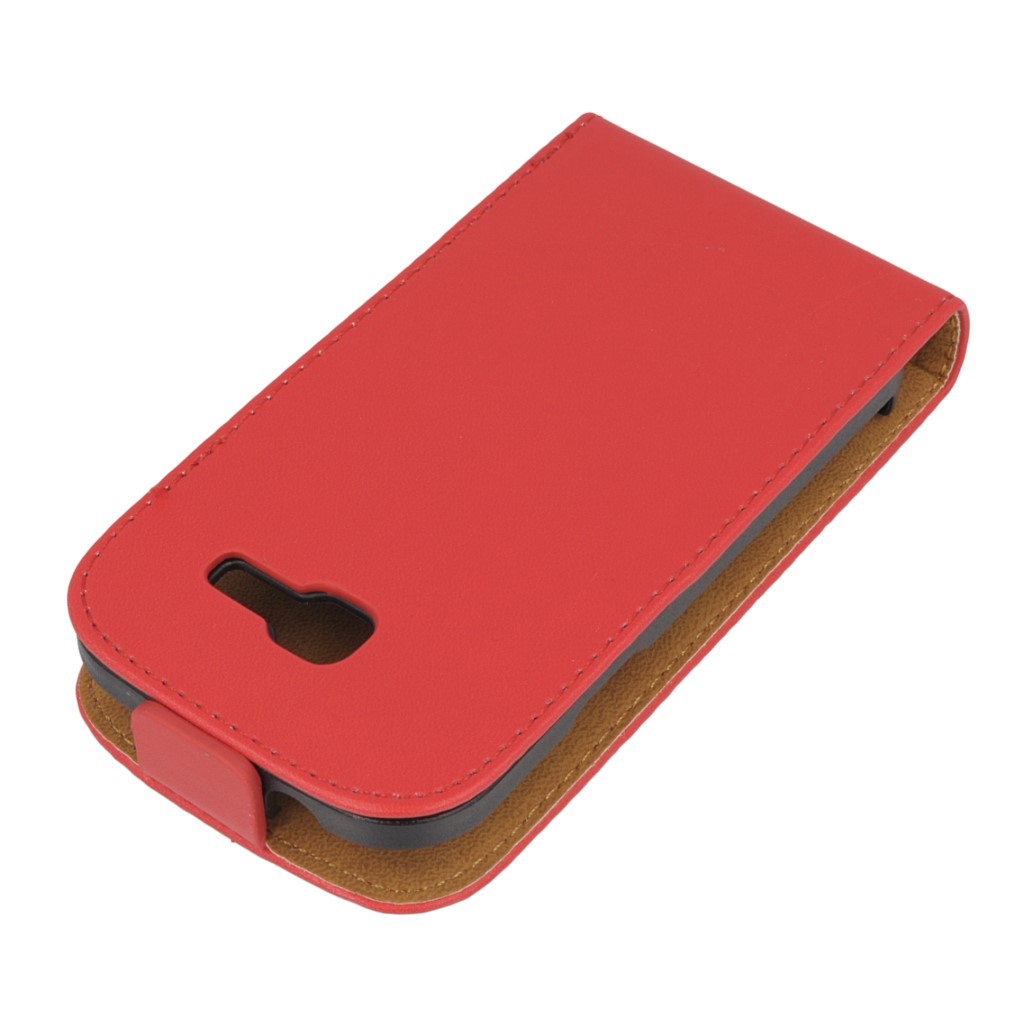 Pokrowiec z klapk na magnes Prestige Slim czerwony SAMSUNG Galaxy  Trend  Lite / 4