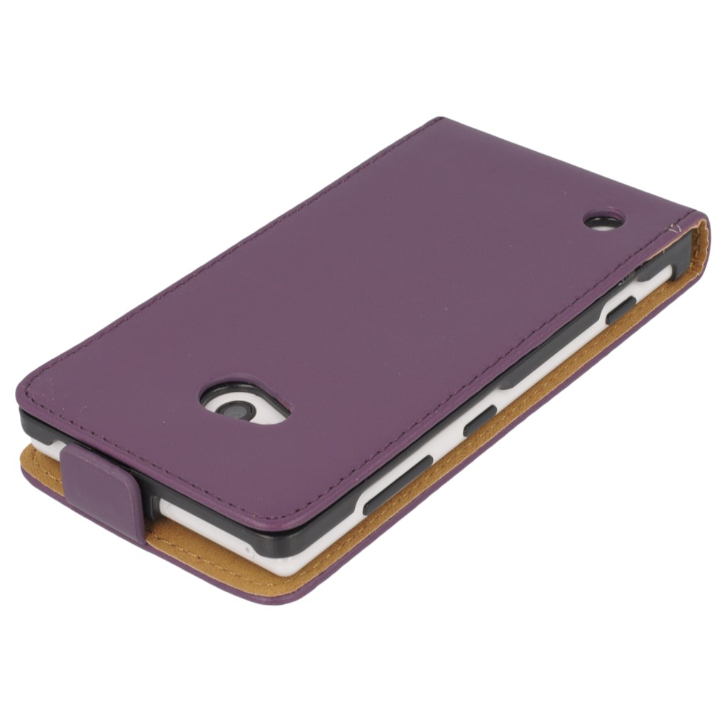 Pokrowiec z klapk na magnes Prestige Slim fioletowy NOKIA Lumia 720 / 6