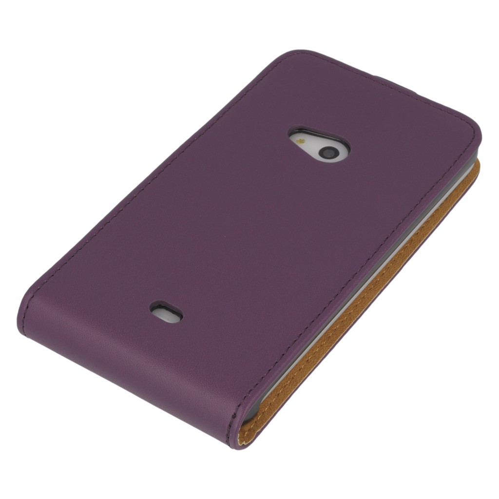 Pokrowiec z klapk na magnes Prestige Slim fioletowy NOKIA Lumia 625 / 7