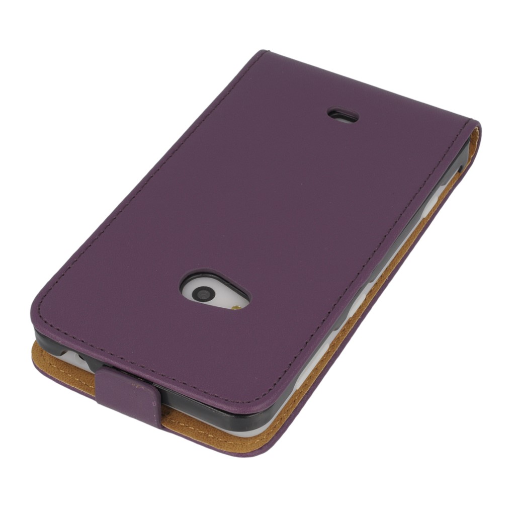Pokrowiec z klapk na magnes Prestige Slim fioletowy NOKIA Lumia 625 / 8
