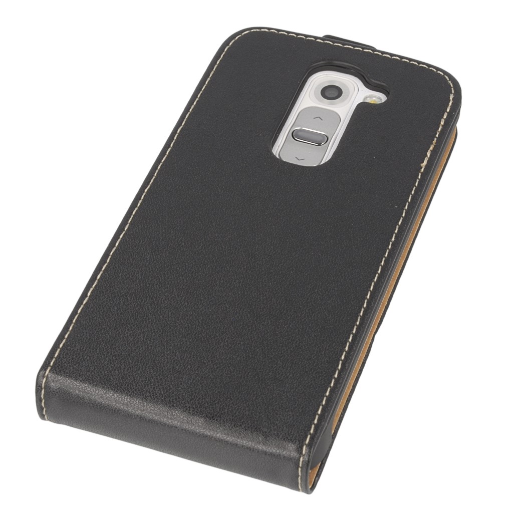 Pokrowiec z klapk na magnes Prestige Slim czarny LG G2 Mini / 7