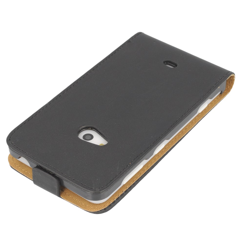 Pokrowiec z klapk na magnes Prestige Slim czarny NOKIA Lumia 625 / 3