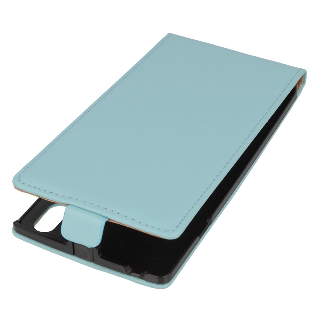Pokrowiec z klapk na magnes Prestige Slim jasno niebieski NOKIA Lumia 520 / 2