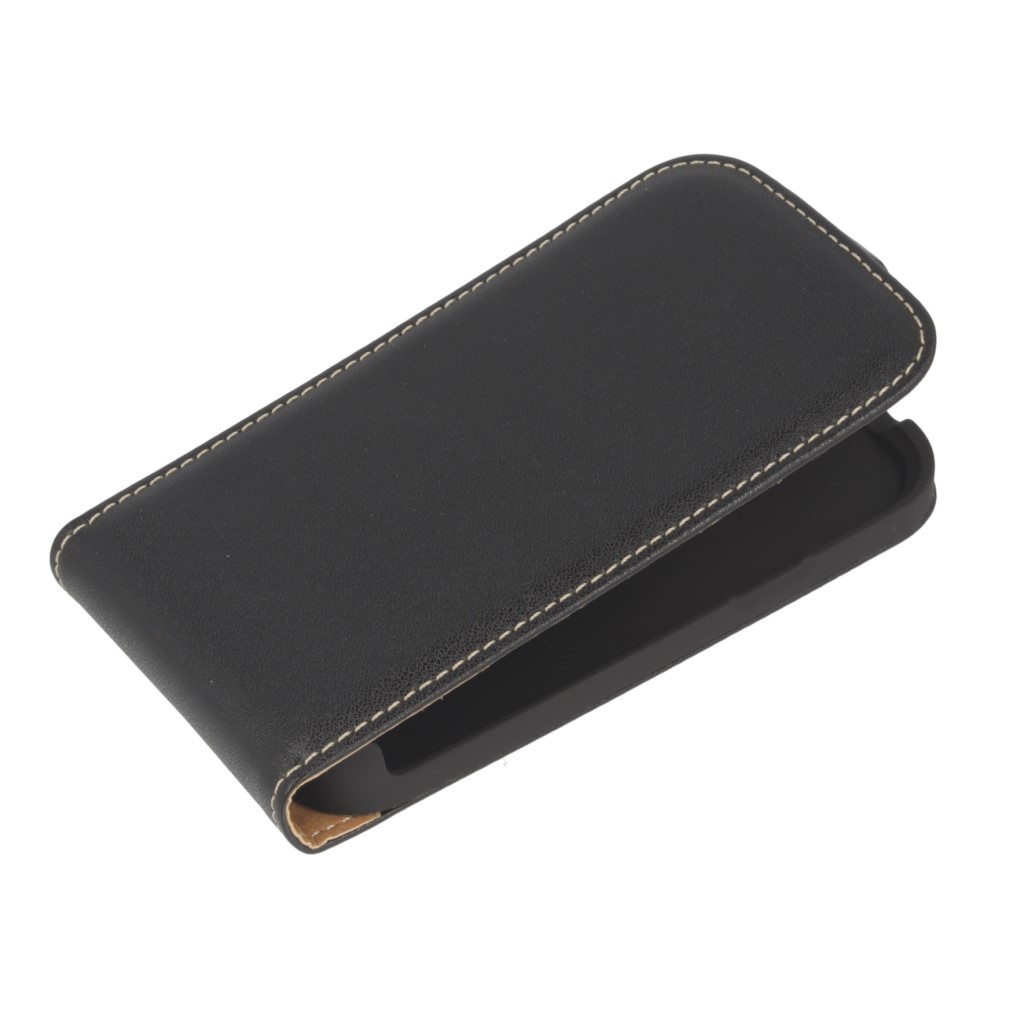 Pokrowiec z klapk na magnes Prestige Slim Elegance czarny SAMSUNG Galaxy  Trend  Lite / 2