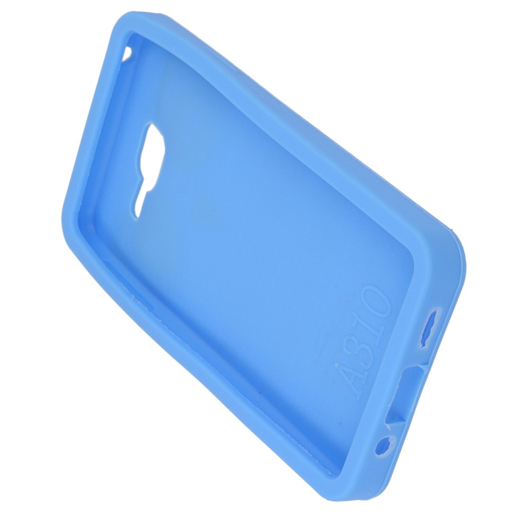 Pokrowiec etui silikonowe 3D Sowa niebieska SAMSUNG Galaxy A3 (2016) / 4