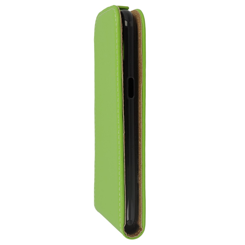 Pokrowiec z klapk na magnes Prestige Slim Flexi zielony SAMSUNG Galaxy J2 / 5