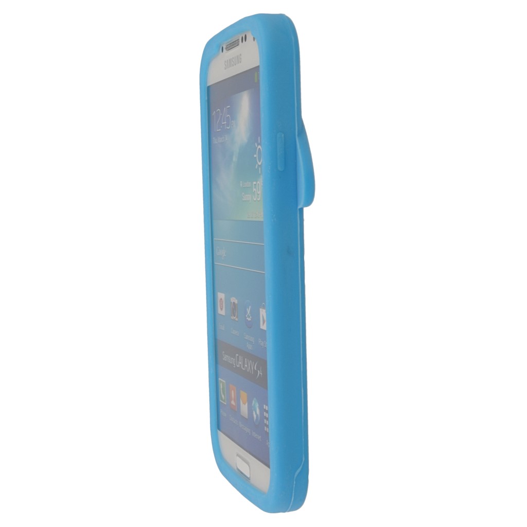 Pokrowiec silikonowe etui 3D Krlik niebieski SAMSUNG GT-i9500 Galaxy S IV / 5