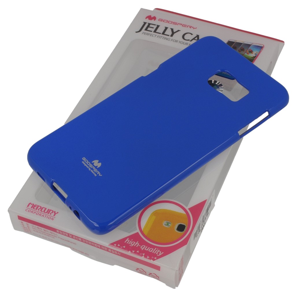 Pokrowiec etui silikonowe Mercury JELLY CASE niebieskie SAMSUNG Galaxy Grand GT-i9082 Duos / 9