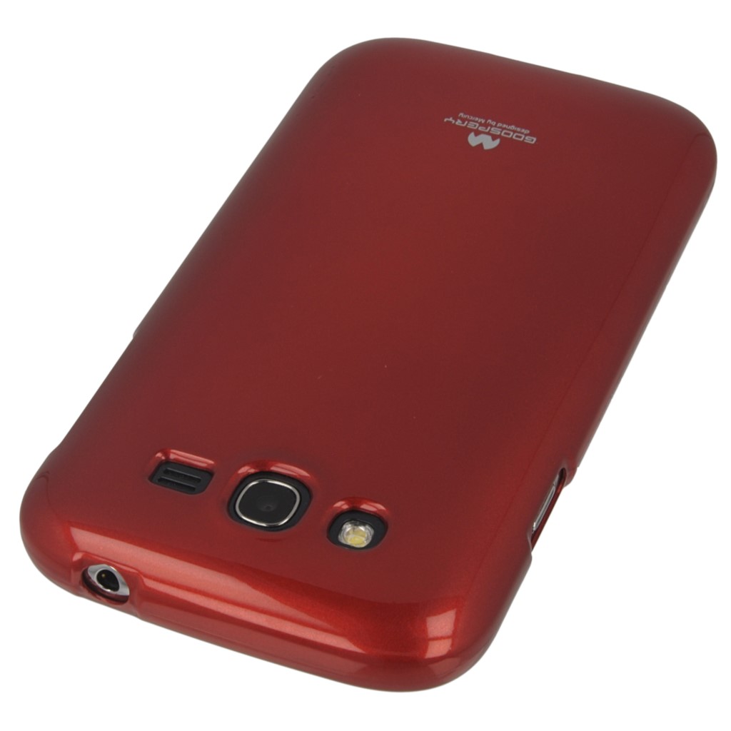 Pokrowiec etui silikonowe Mercury JELLY CASE czerwone SAMSUNG GT-i9060 Galaxy Grand Neo / 2