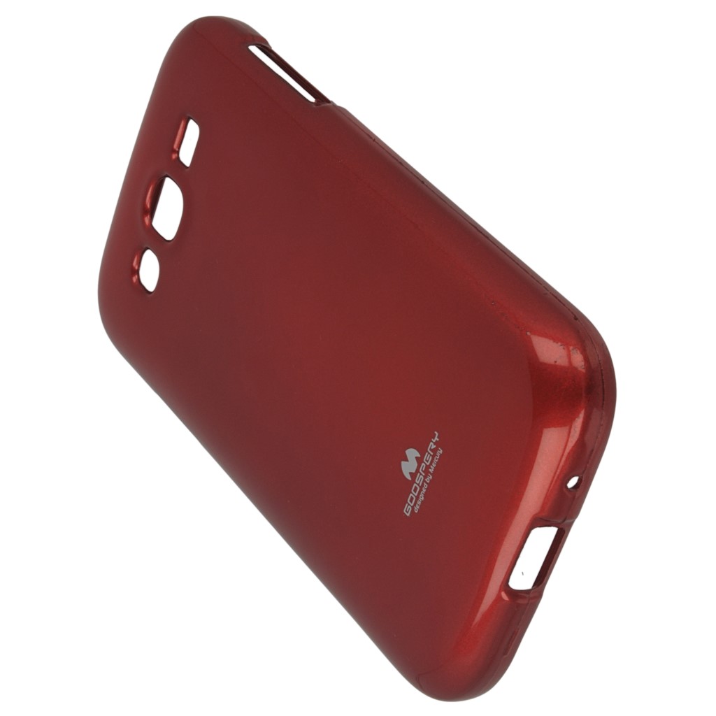 Pokrowiec etui silikonowe Mercury JELLY CASE czerwone SAMSUNG GT-i9060 Galaxy Grand Neo / 6