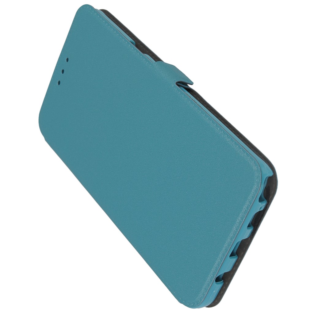 Pokrowiec etui Flexi Book niebieskie SAMSUNG Galaxy Note 5 / 8
