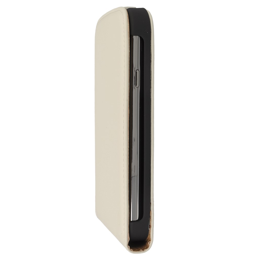 Pokrowiec z klapk na magnes Prestige Slim biay SAMSUNG Galaxy Grand Neo Plus / 6