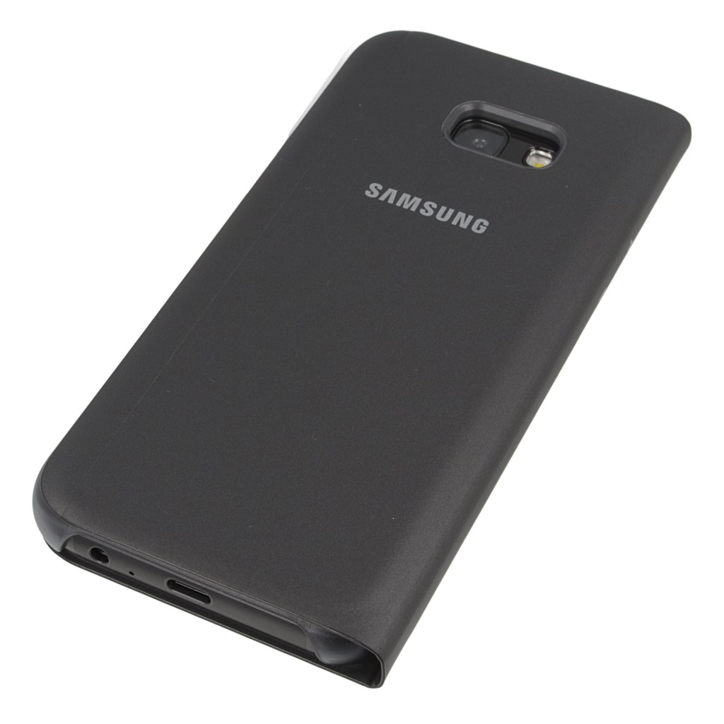 Pokrowiec etui oryginalne S-View Cover czarne SAMSUNG Galaxy A5 (2017) / 4