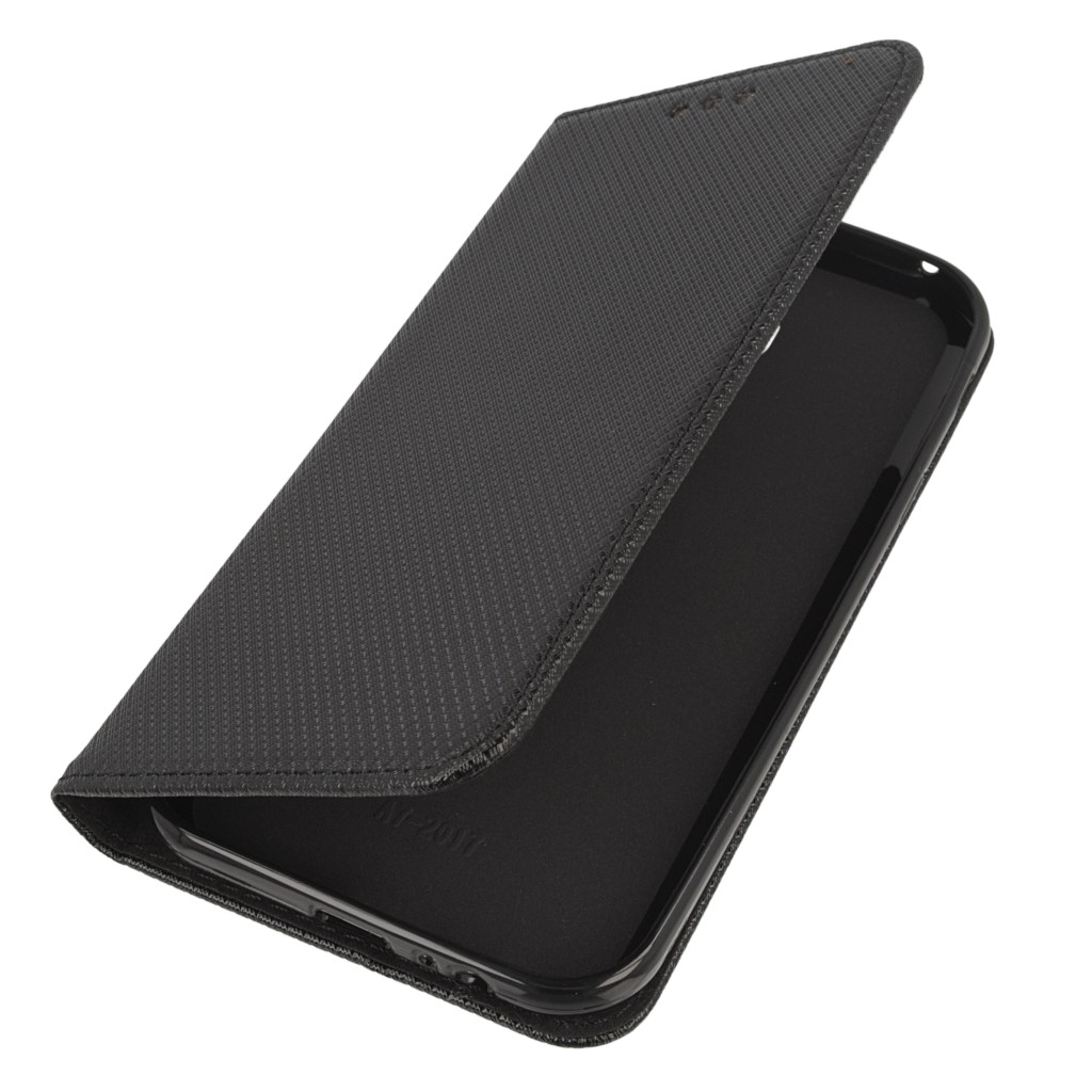 Pokrowiec etui z klapk Magnet Book czarne SAMSUNG Galaxy A7 (2017)