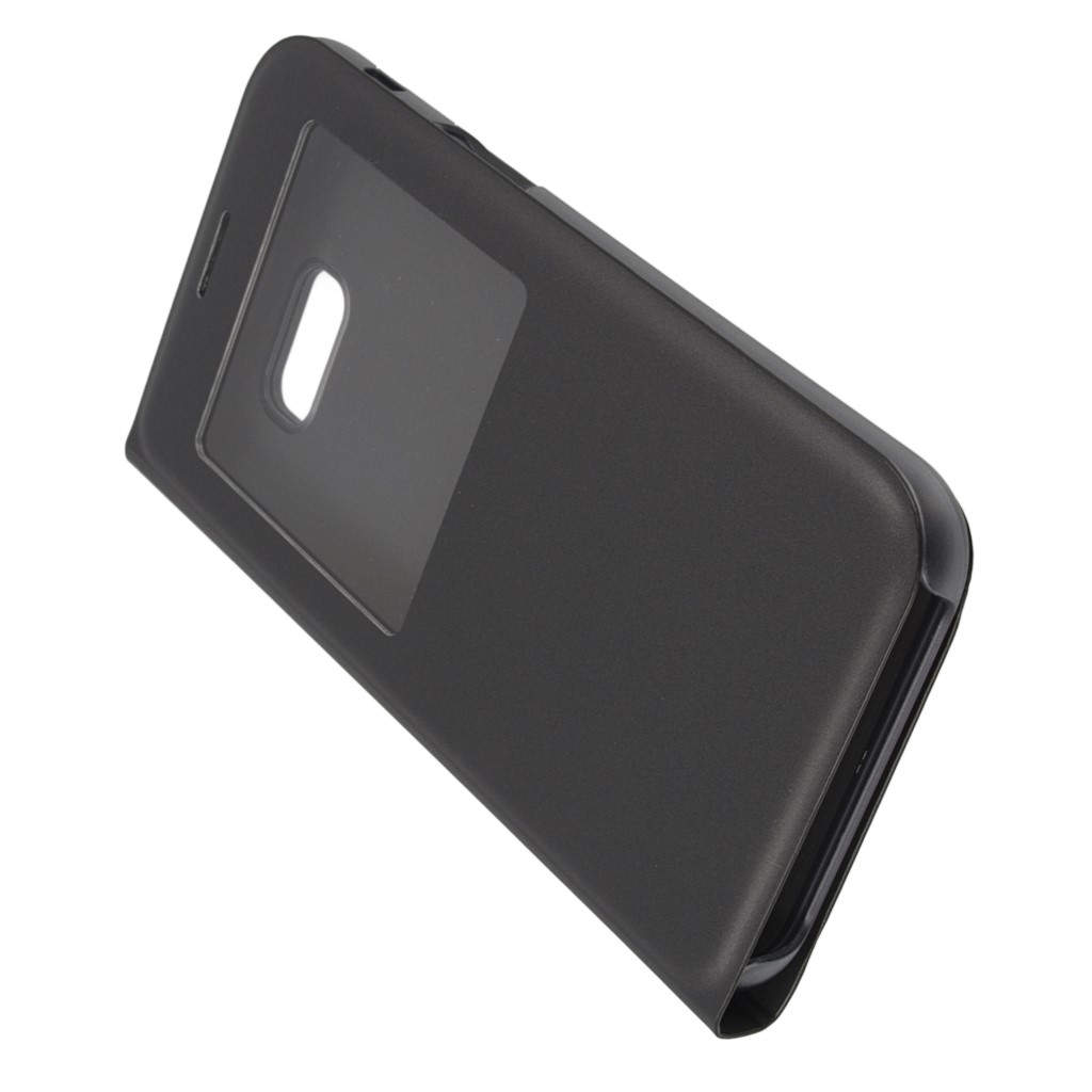 Pokrowiec etui oryginalne S-View Cover czarne SAMSUNG Galaxy A5 (2017) / 6