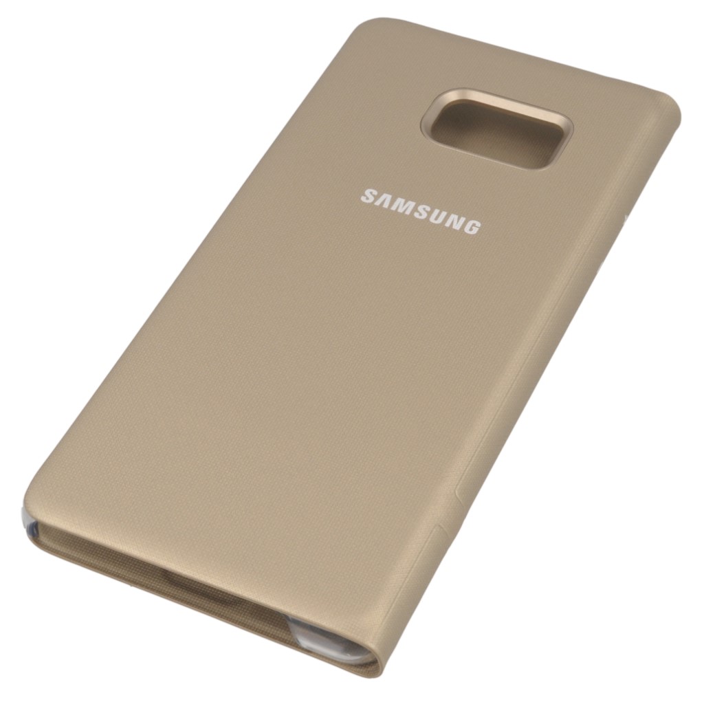 Pokrowiec etui Flip  Wallet EF-NN930PF zoty SAMSUNG Galaxy Note 7 / 3