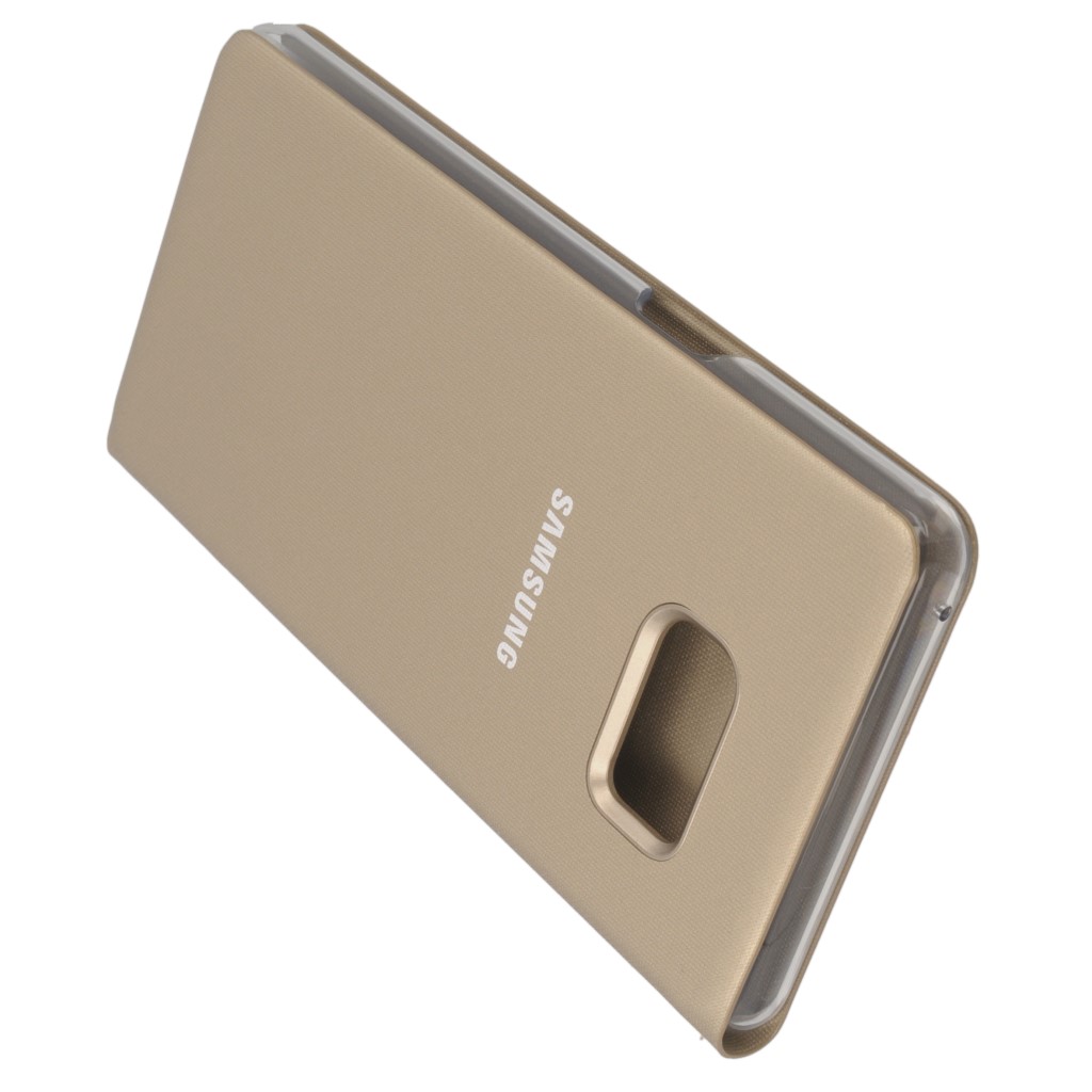 Pokrowiec etui Flip  Wallet EF-NN930PF zoty SAMSUNG Galaxy Note 7 / 4