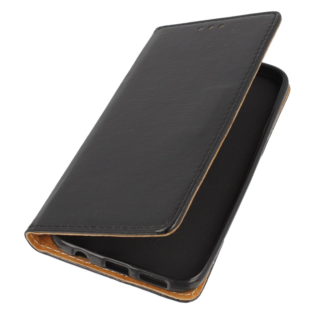 Pokrowiec etui skrzane Flexi Book Special czarne SAMSUNG Galaxy S7