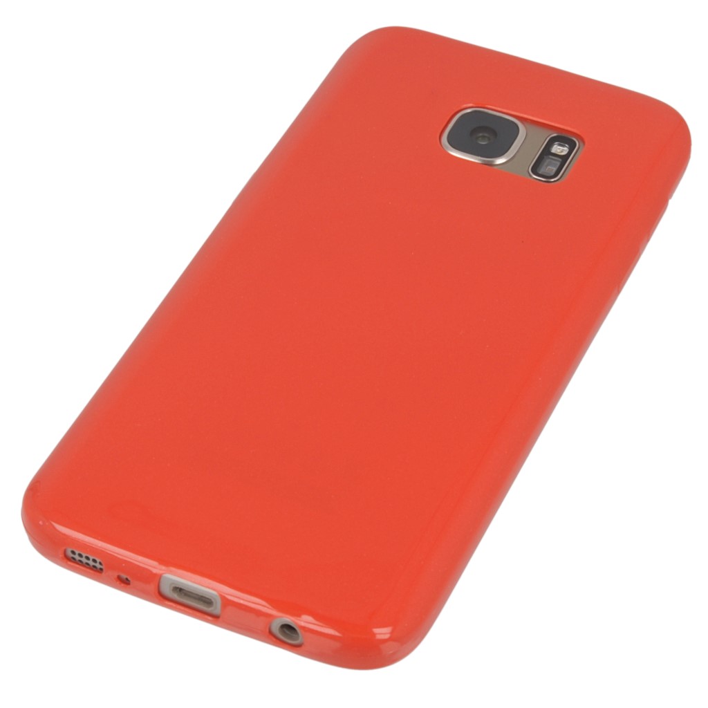 Pokrowiec etui CANDY CASE slim czerwony SAMSUNG Galaxy S7