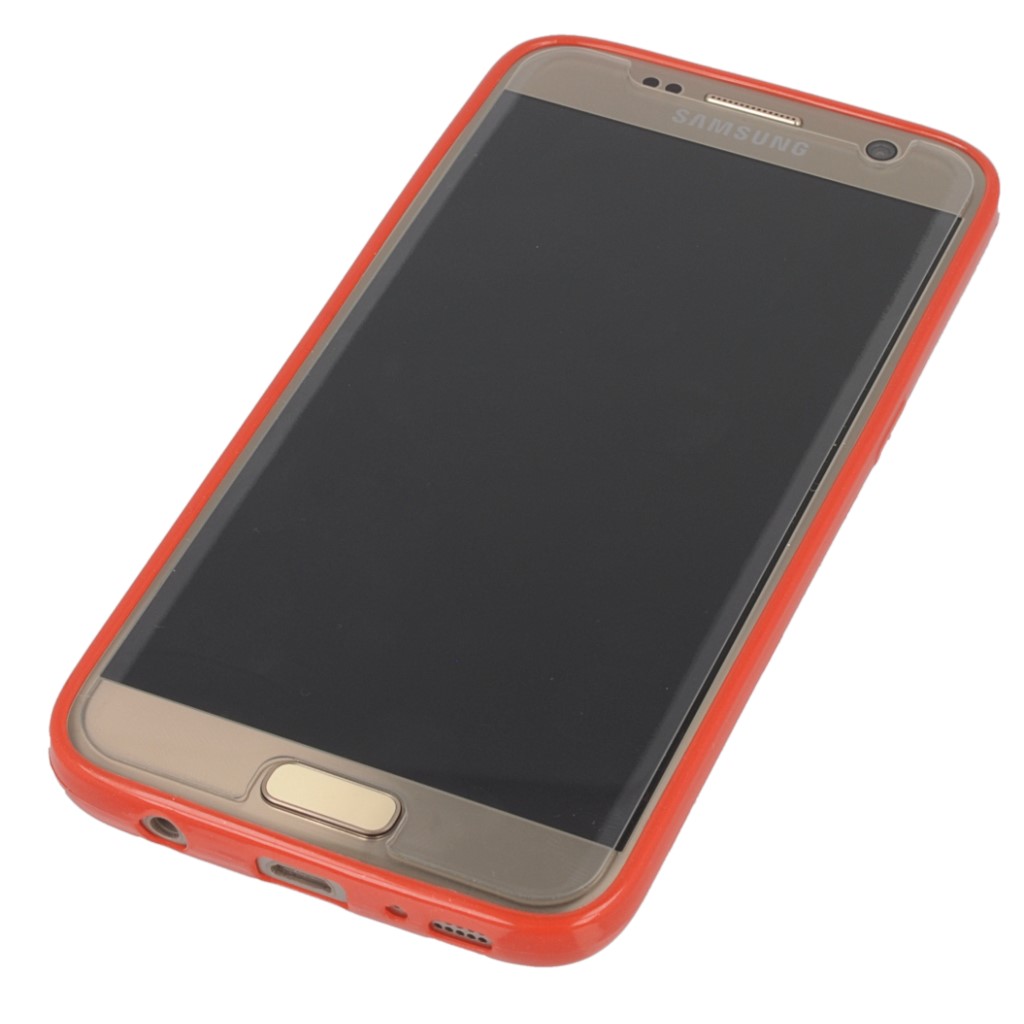 Pokrowiec etui CANDY CASE slim czerwony SAMSUNG Galaxy S7 / 3