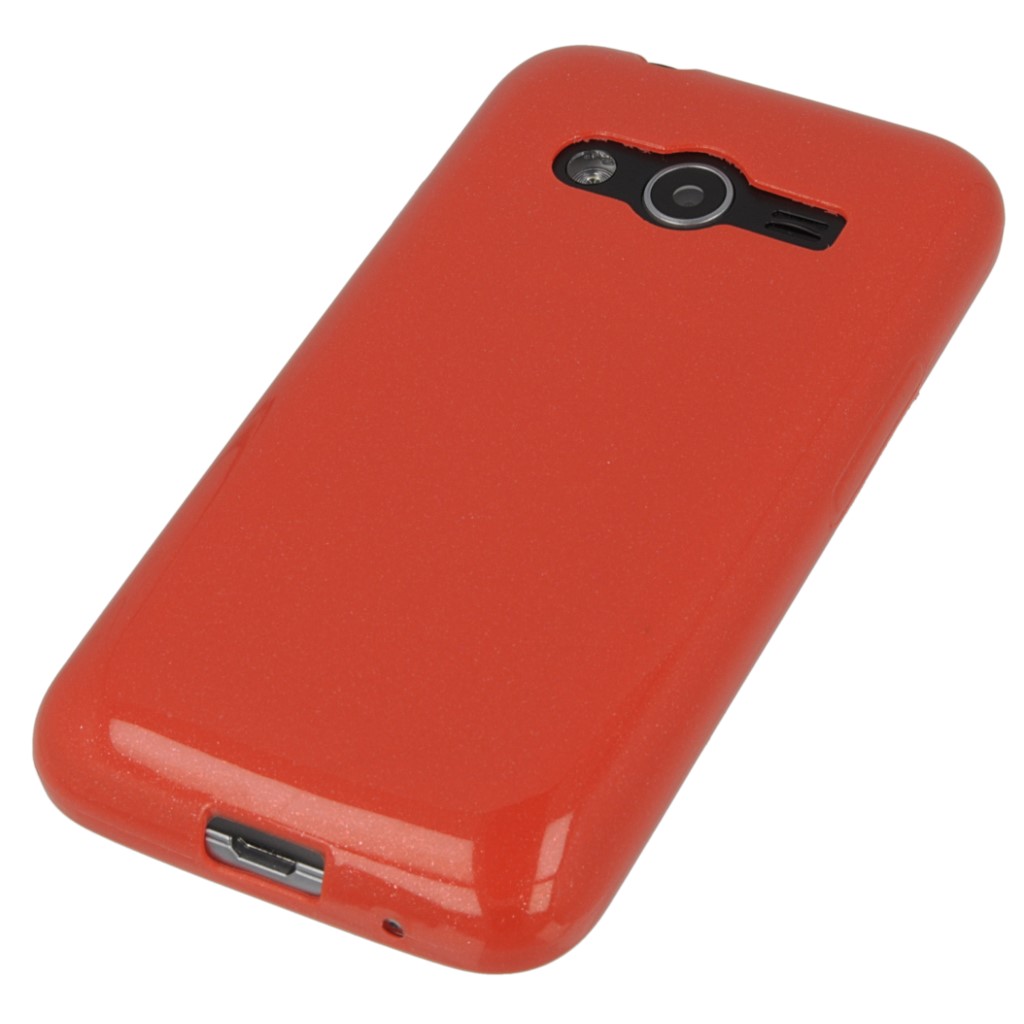 Pokrowiec silikonowe etui BACK CASE czerwone SAMSUNG Galaxy Ace 4 LTE