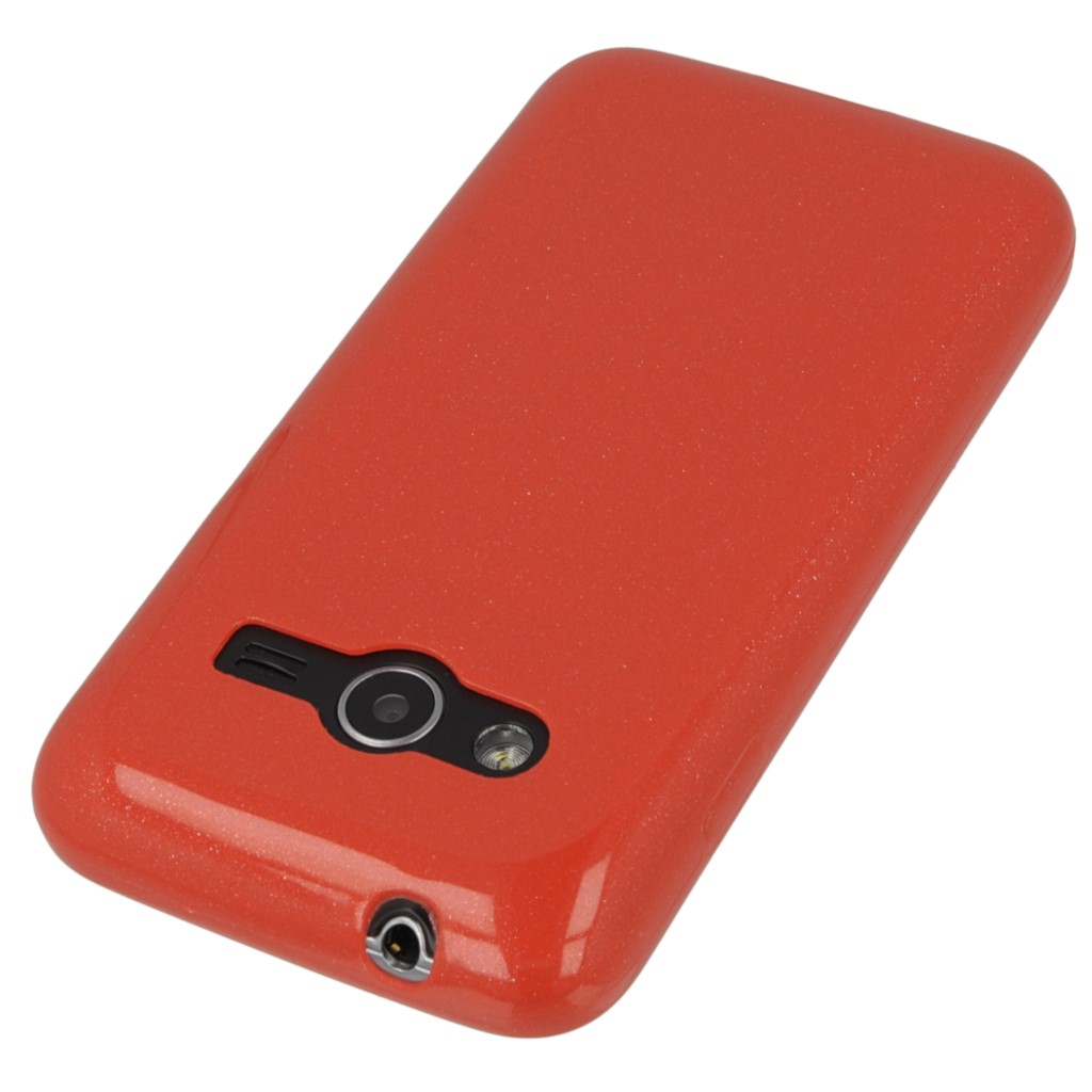 Pokrowiec silikonowe etui BACK CASE czerwone SAMSUNG Galaxy Ace 4 LTE / 2
