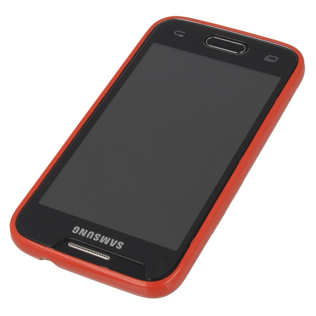 Pokrowiec silikonowe etui BACK CASE czerwone SAMSUNG Galaxy Ace 4 LTE / 4