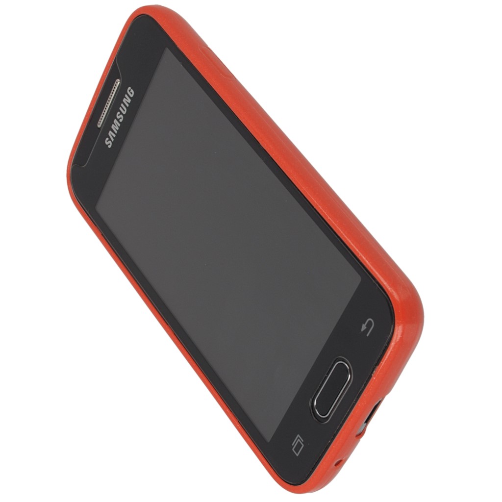 Pokrowiec silikonowe etui BACK CASE czerwone SAMSUNG Galaxy Ace 4 LTE / 7