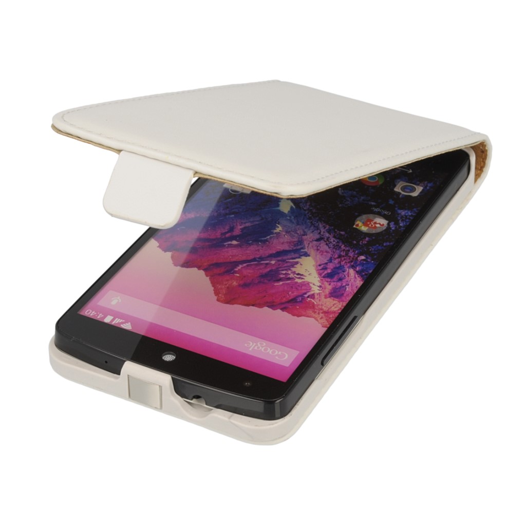 Pokrowiec z klapk na magnes Prestige Slim biay LG Nexus 5